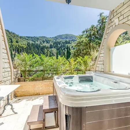 Doliva Studio John Private Jacuzzi Agios Gordios  Exterior photo